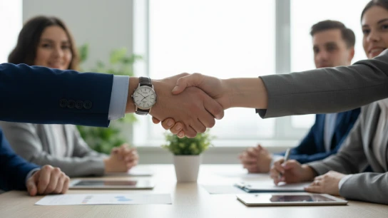 Meeting Shaking Hands